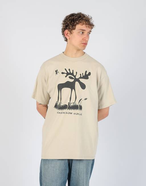 Vintage Jackson Hole l t-shirt in beige