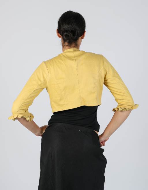 Vintage J'aime S light jacket in yellow, 2 of 4