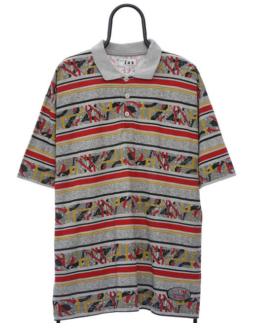 Vintage Jaz size 2XL polo shirt in grey