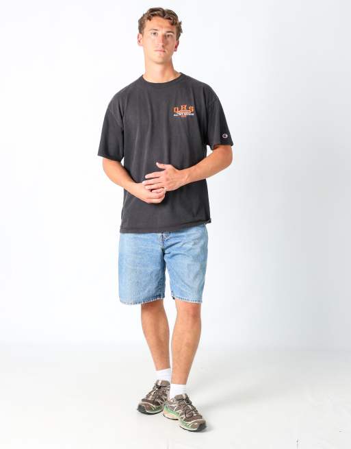 Vintage Jeans Bonds 007 34x20 denim jorts shorts in light blue