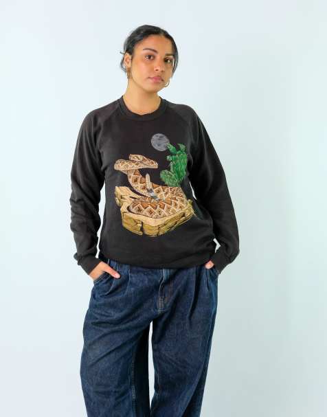 Vintage Jerzees XL Sweatshirt Black - view 1
