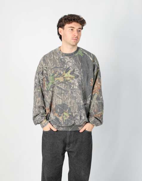 Vintage Jerzees xl sweatshirt in khaki green - view 1