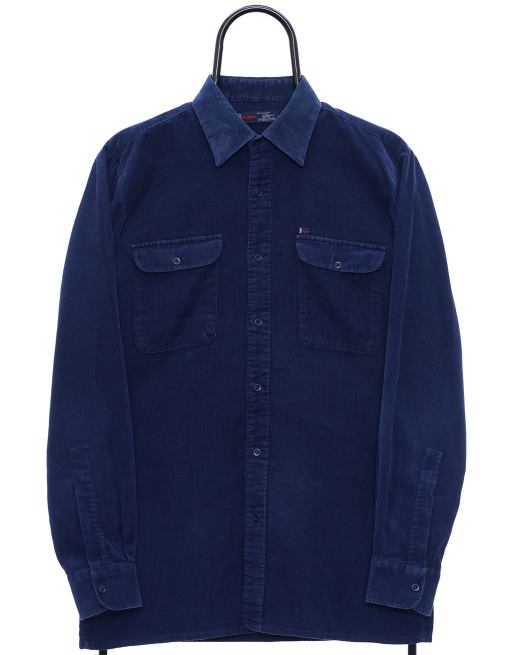 Vintage Jinglers size M corduroy shirt Shirt in navy