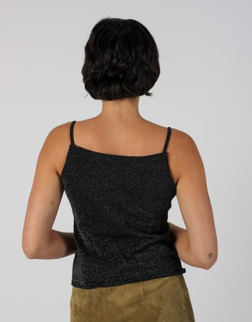 Vintage JJ's Girl S cami in black, 2 of 4