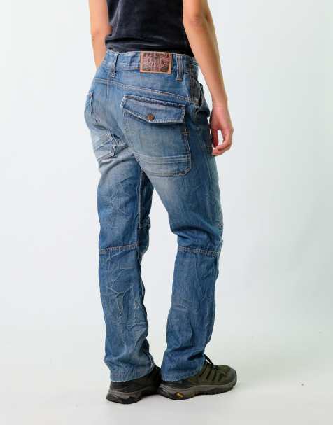 Vintage John Enzo Jeans 34x32 Denim Jeans Blue - view 1
