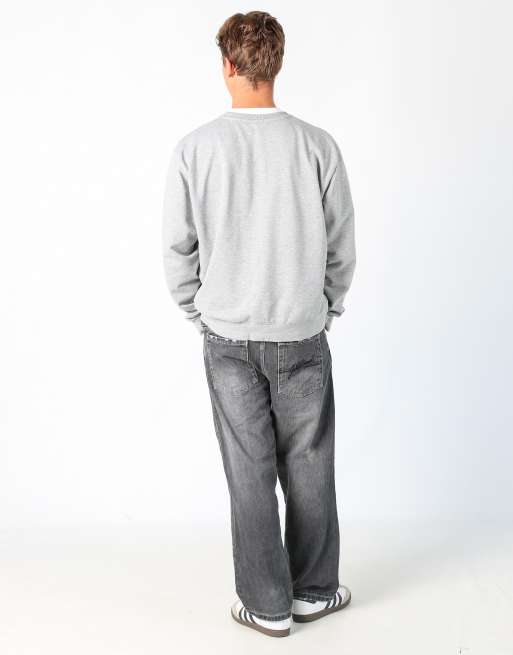 Vintage Joker 34x30 denim hip hop jeans in charcoal grey, 3 of 4