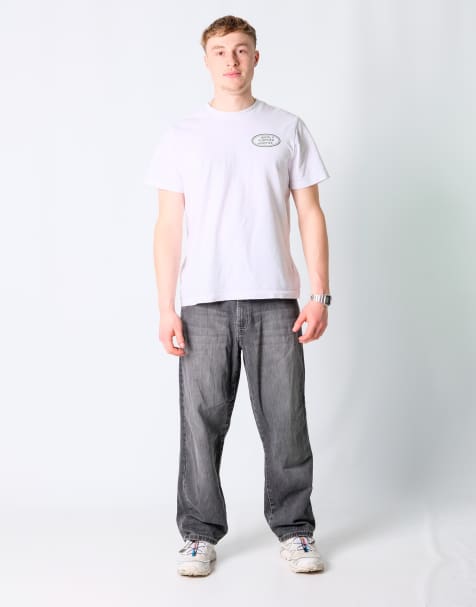Vintage Joker 34x30 Denim Jeans Charcoal Grey - view 1