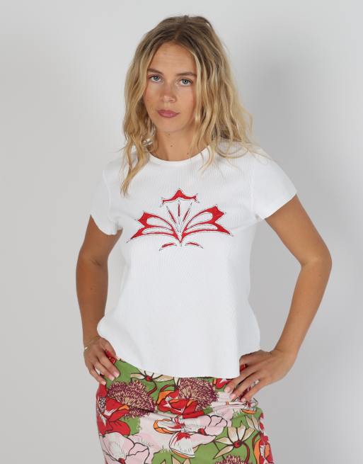Vintage Joop! S baby tee in white