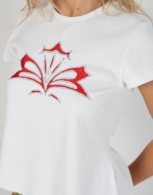 Vintage Joop! S baby tee in white, 4 of 4