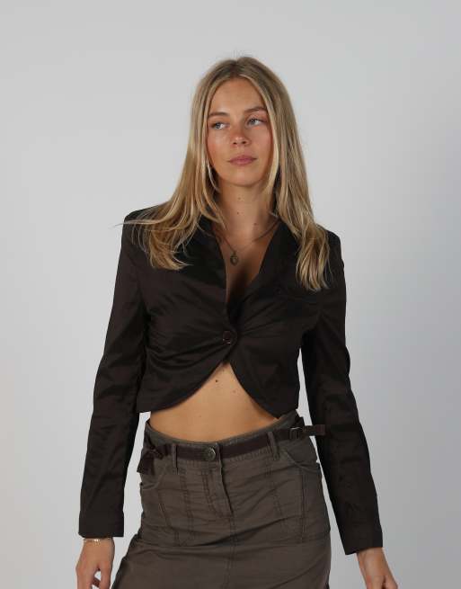 Vintage Joop! S blazer in brown, 3 of 4
