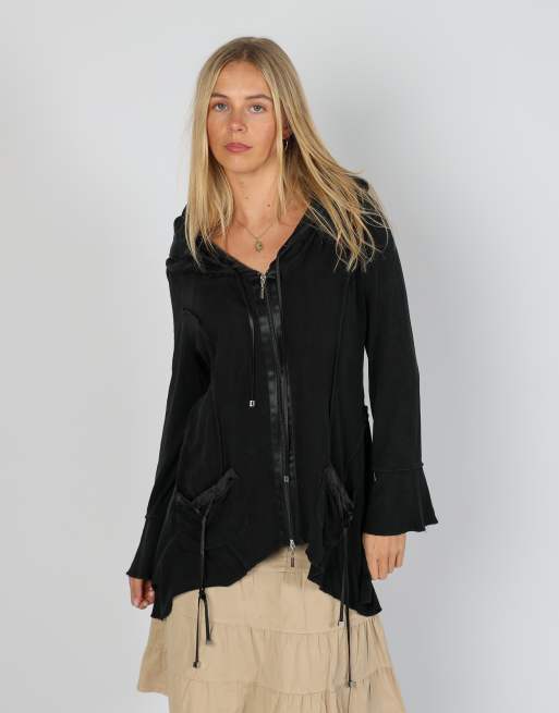 Vintage Joseph Ribkoff M hoodie in black