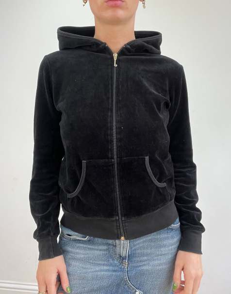 Vintage juicy couture hoodie in black - view 1