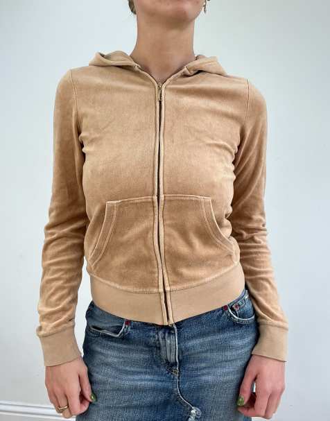 Vintage juicy couture hoodie in brown - view 1