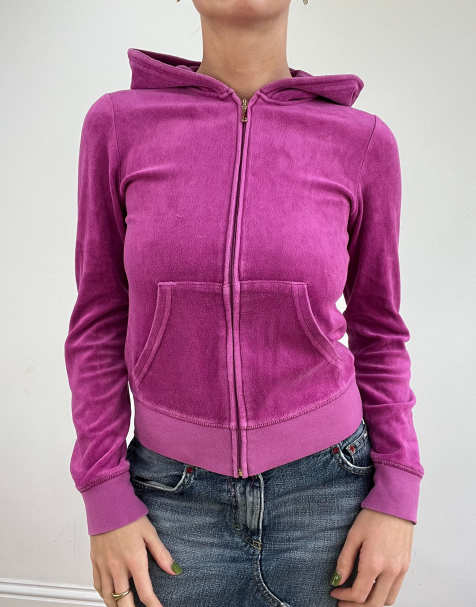 Vintage juicy couture hoodie in purple - view 1