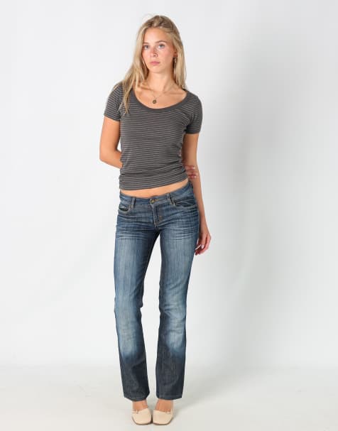 Vintage Just Cavalli 8 straight jeans in blue - view 1