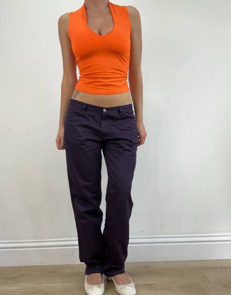Vintage just cavalli jeans in purple - view 1
