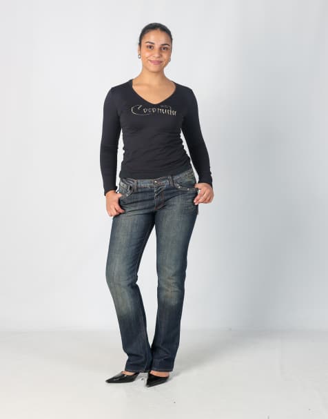 Vintage Just Cavalli L straight jeans in blue - view 1