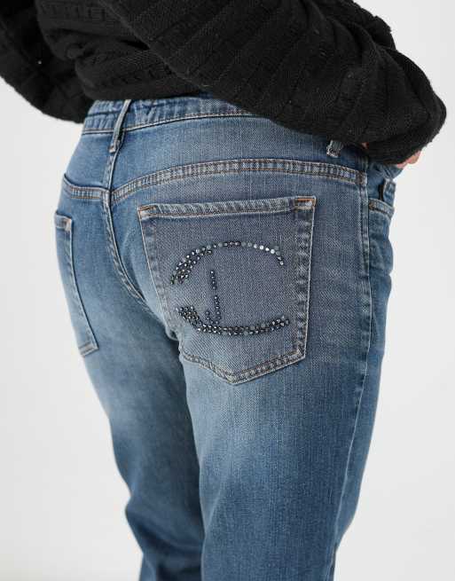 Vintage Just Cavalli L straight jeans in blue, 4 of 4