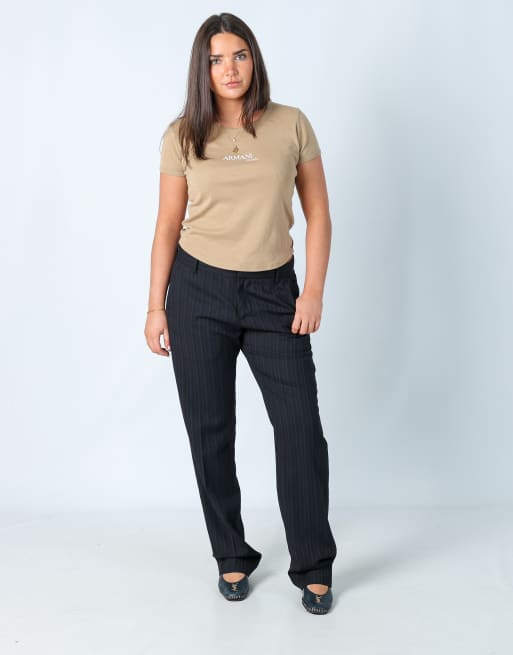 Vintage Just Cavalli M formal trousers in navy blue