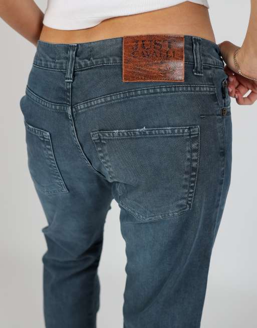 Vintage Just Cavalli M straight jeans in blue, 4 of 4