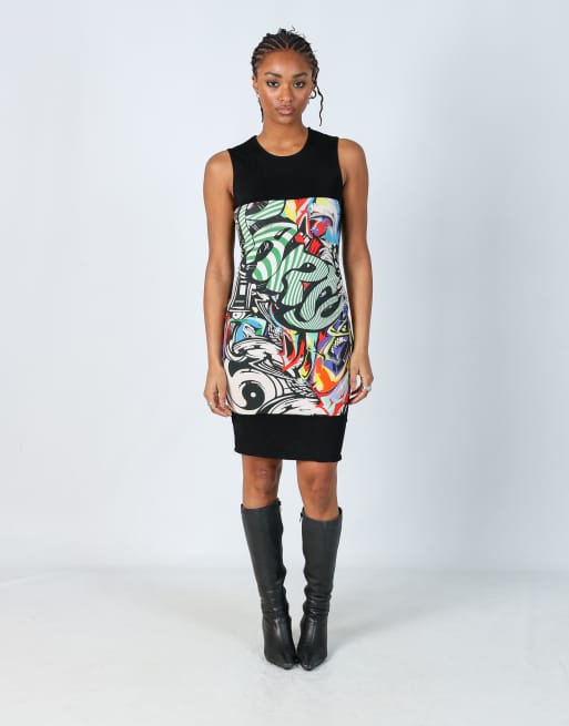 Vintage Just Cavalli S formal dress in black