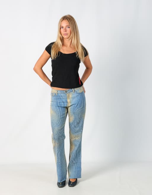 Vintage Just Cavalli S straight jeans in light blue