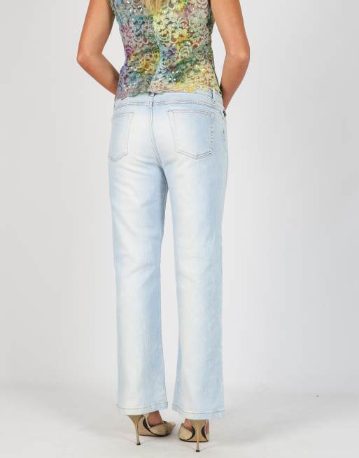 Vintage Just Cavalli S straight jeans in light blue, 4 of 4
