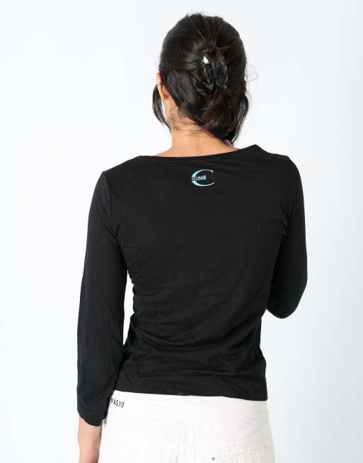 Vintage Just Cavalli S woven top black, 4 of 4
