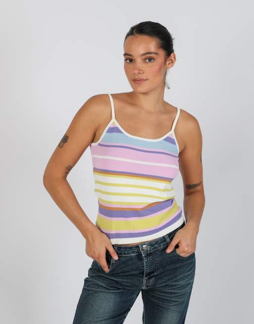 Vintage Just Woman S woven vest in lilac purple, 3 of 4