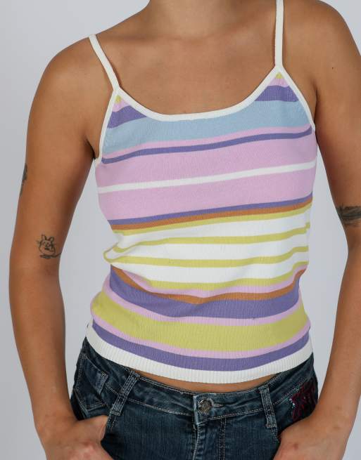 Vintage Just Woman S woven vest in lilac purple, 4 of 4