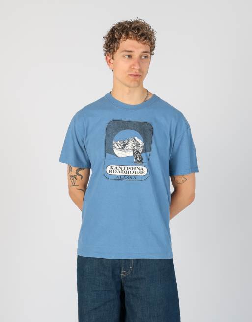 Vintage Kantishna Roadhouse l t-shirt in blue