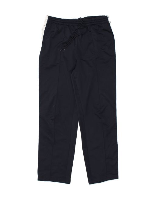 Vintage Kappa Size L Graphic Tracksuit Trousers in Navy Blue