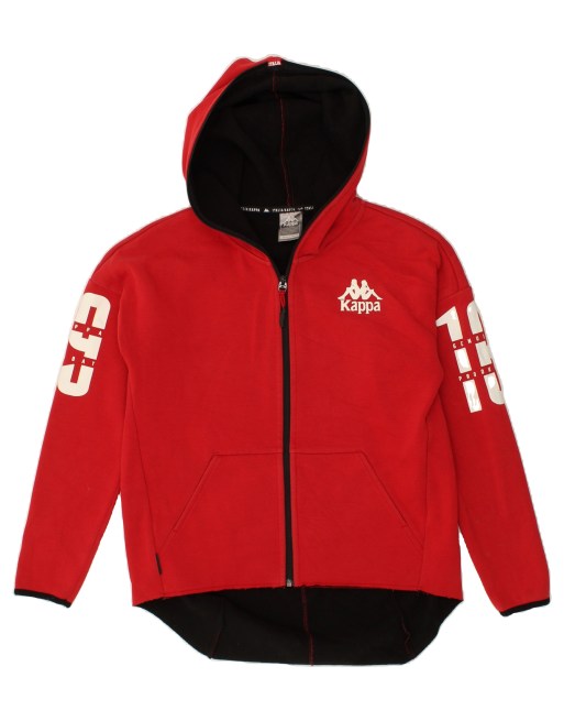 RcjShops Vintage Kappa Size L Graphic Zip Hoodie Sweater in Red Compra su SVD larticolo PATTA HEROES T SHIRT della marca