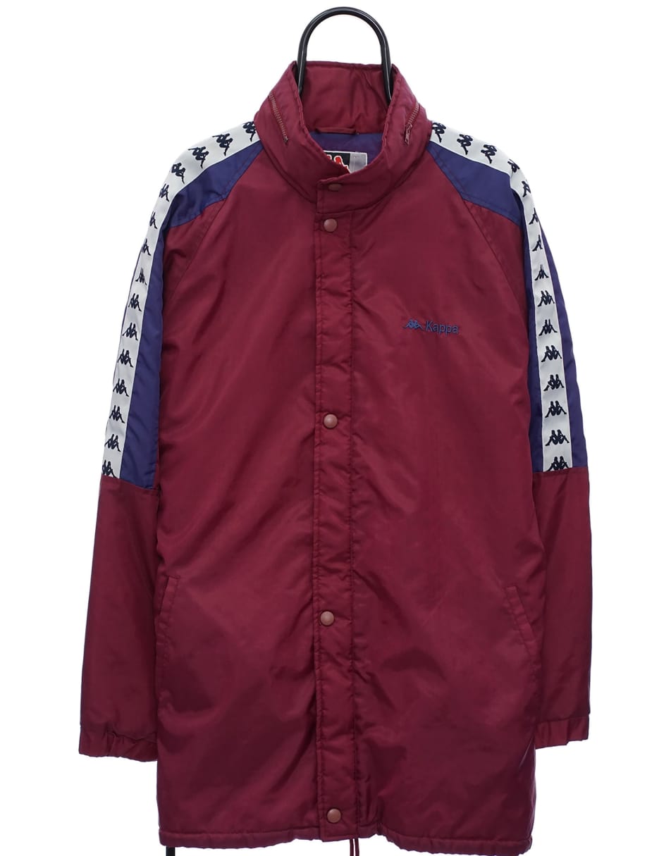 Vintage Kappa Size XL Jacket In Maroon