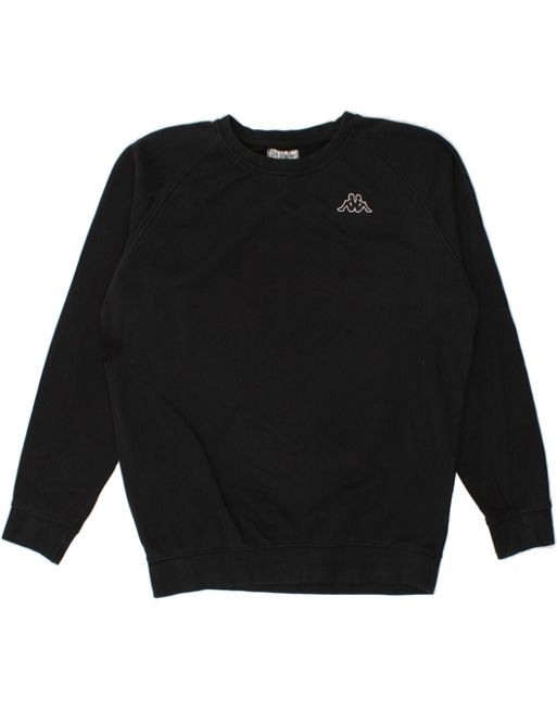 Vintage Kappa Size XL Sweatshirt Jumper in Black