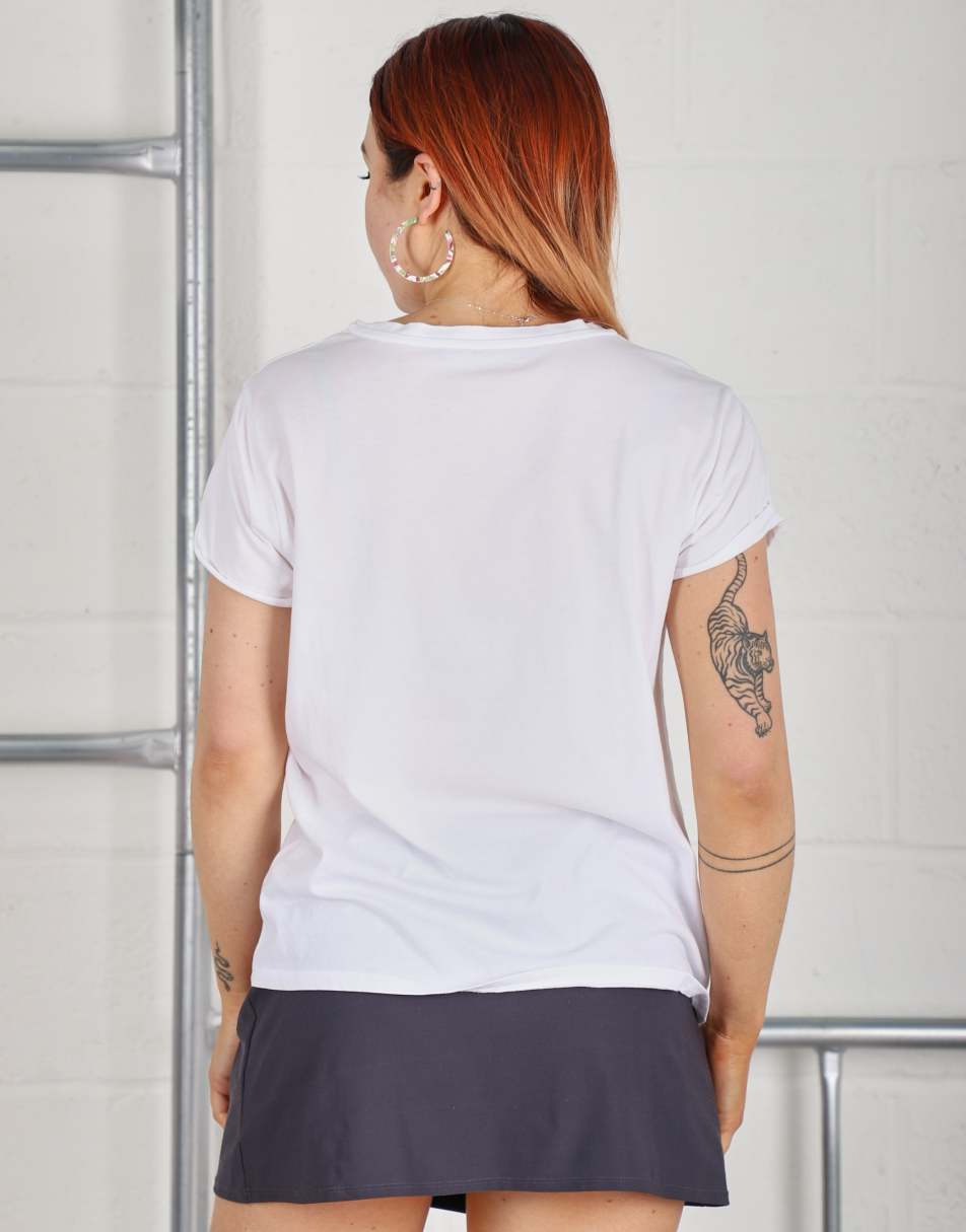 Vintage Karl Lagerfeld Size L logo crewneck t-shirt in white 0