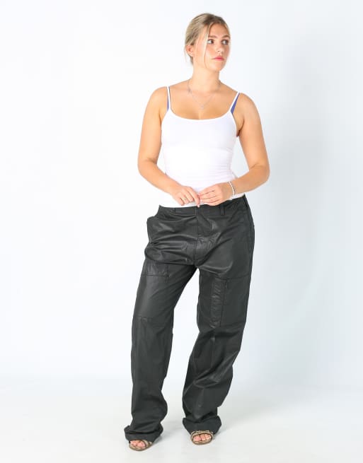 Vintage Keegan M casual trousers in black