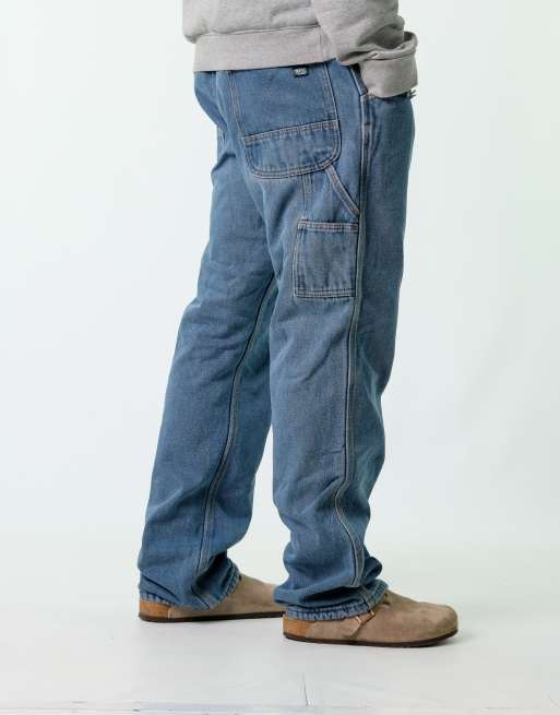 Vintage Key 38x34 Denim Carpenter Baggy Jeans Blue