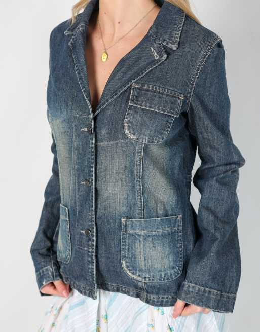 Vintage Killer Loop M denim jacket in blue | ASOS