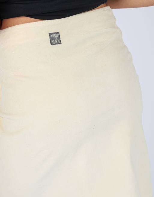 Vintage Killer Loop XS cord skirt in cream, 4 of 4