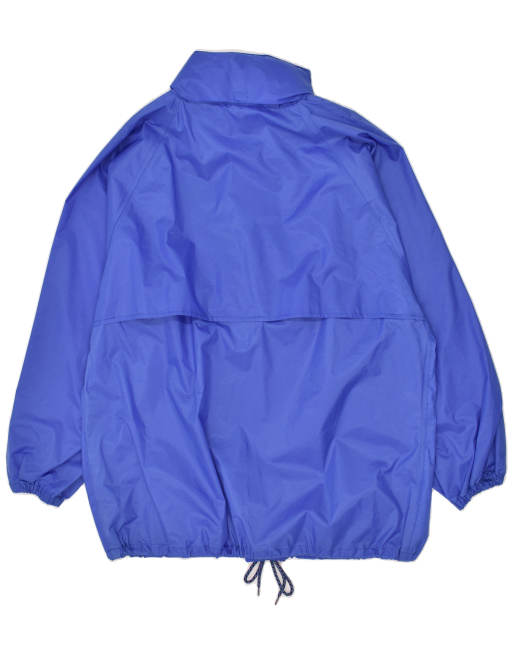 Vintage Killtec Size XL Pullover Hooded Rain Jacket in Blue | ASOS