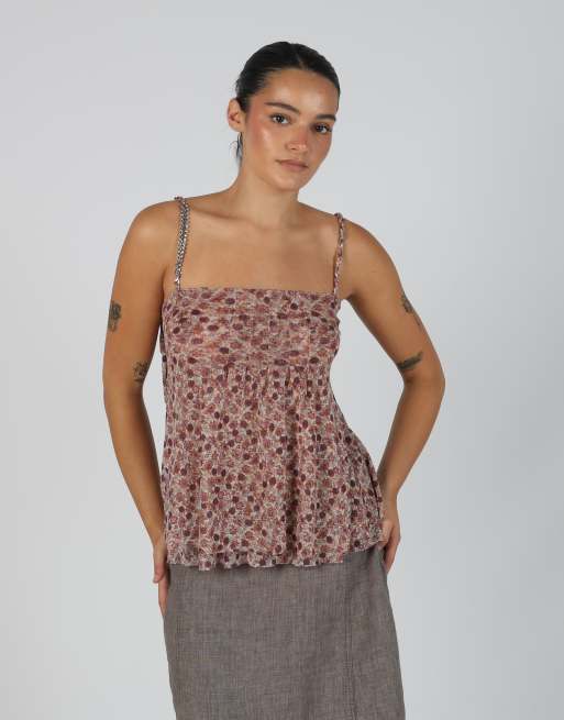 Vintage Kocca S cami in baby pink