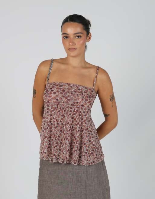 Vintage Kocca S cami in baby pink, 3 of 4
