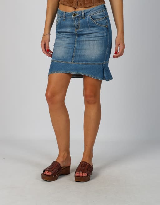 Vintage Kocca S denim mini skirt in blue, 2 of 4