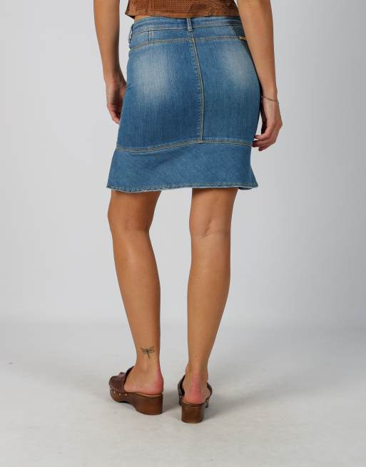 Vintage Kocca S denim mini skirt in blue, 4 of 4