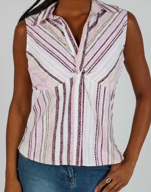 Vintage KOMBIWORLD L cami in pink, 4 of 4