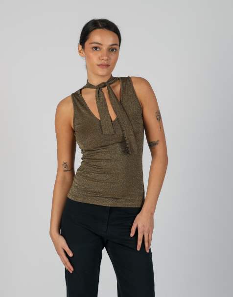 Vintage Kontatto S cami in gold - view 1