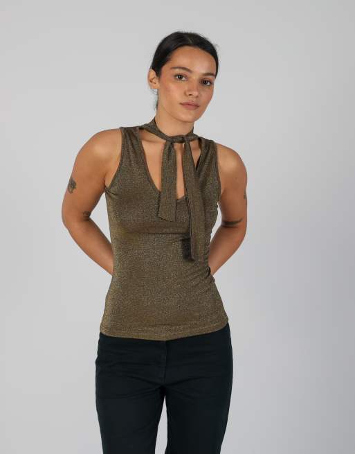 Vintage Kontatto S cami in gold, 3 of 4