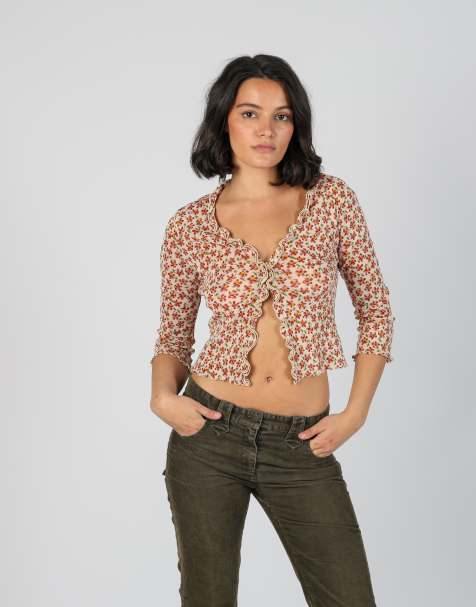 Vintage Kookai S blouse in beige - view 1