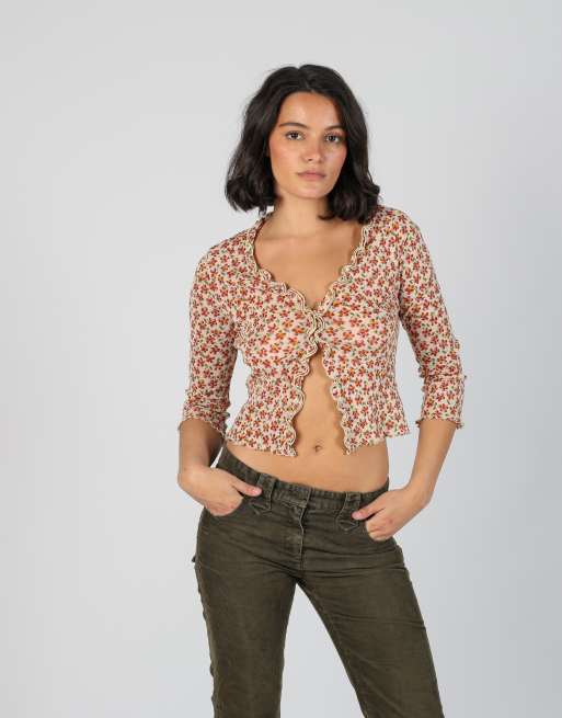 Vintage Kookai S blouse in beige